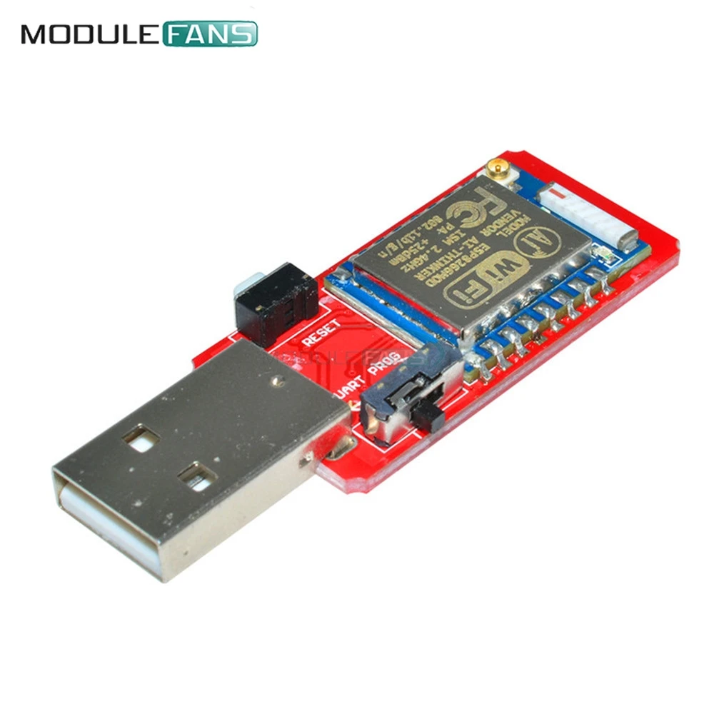 ESP-07 ESP07 CH340 G CH340G USB для ttl ESP8266 WiFi беспроводной макетный модуль антенна для ttl модуль драйвера 4,5 V-5,5 V - Цвет: Белый