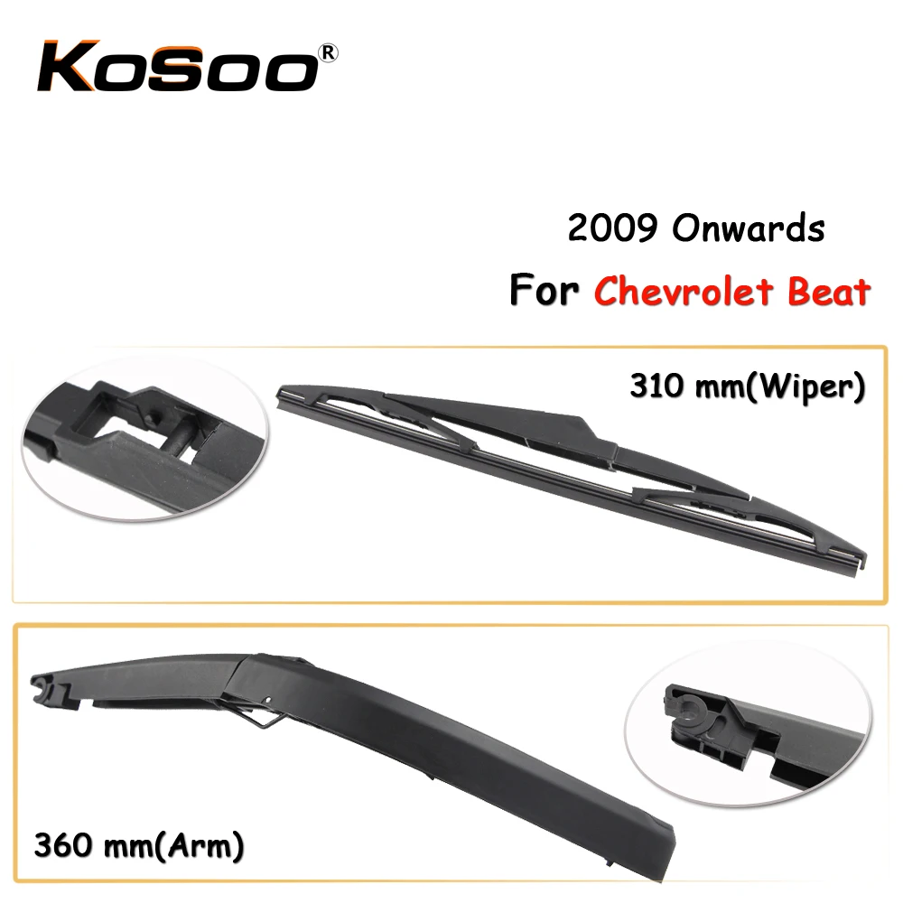 KOSOO Auto Rear Car Wiper Blade For Chevrolet Beat,310mm 2009 Onwards