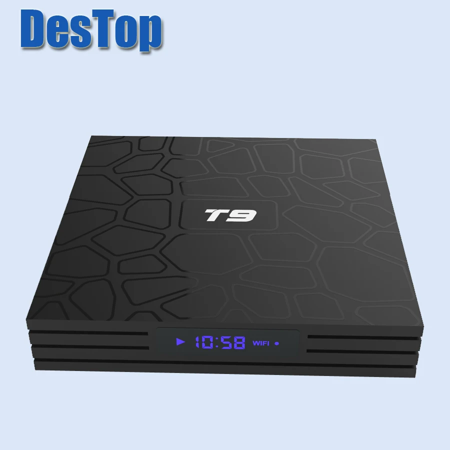 ТВ приставка T9 Android 8 1 Rockchip RK3328 4 ГБ 32 64 Гб Поддержка 1080P H.265 4K Google Player Store Netflix Youtube TV