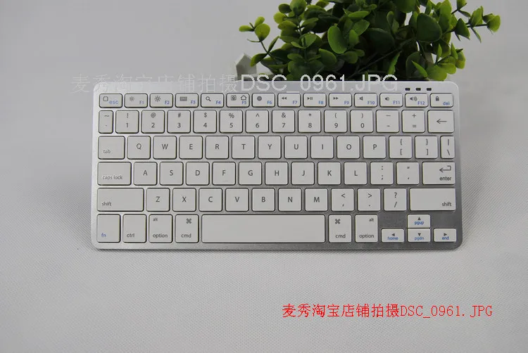 

10inch rechargeable 2in1 Bluetooth Wireless Keyboard for Macbook Mac ipad iphone android windows tablet