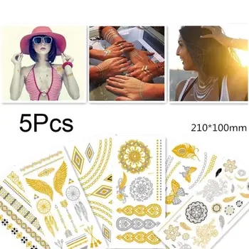 

Hot Stamping Temporary Tattoos Body Art Fake Dreamcatcher Tattoo Stickers Waterproof 2u0511