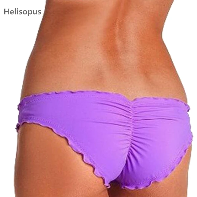 Tube phat ass shemale tranny Frilly bikini bottoms