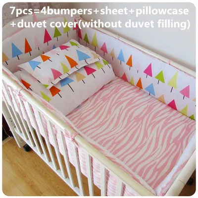 

Discount! 6/7pcs infant cot bedding sets,crib bedding sets baby bedding sets,120*60/120*70cm