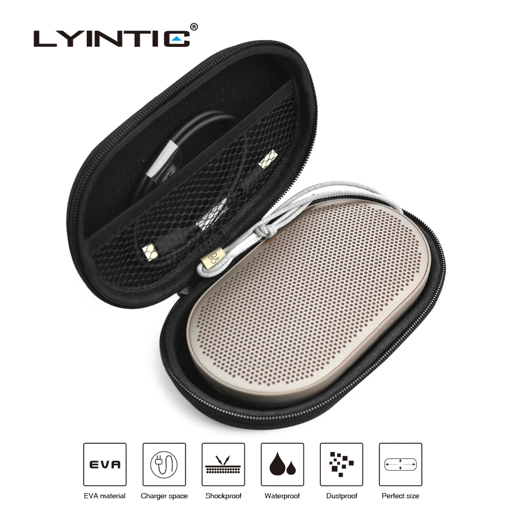 

Portable Hard EVA Travel Protective Mini Box Pouch Cover Bag Case For B&O PLAY by Bang & Olufsen Beoplay P2 Bluetooth Speaker