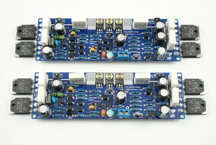 LJM DIY Stereo L12-2 Audio Two Channel Power Amplifier Kit