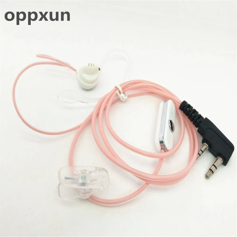 OPPXUN с украшением в виде кристаллов Розовый наушники для Kenwood TK3107/3207/3307 Baofeng UV5R 888S