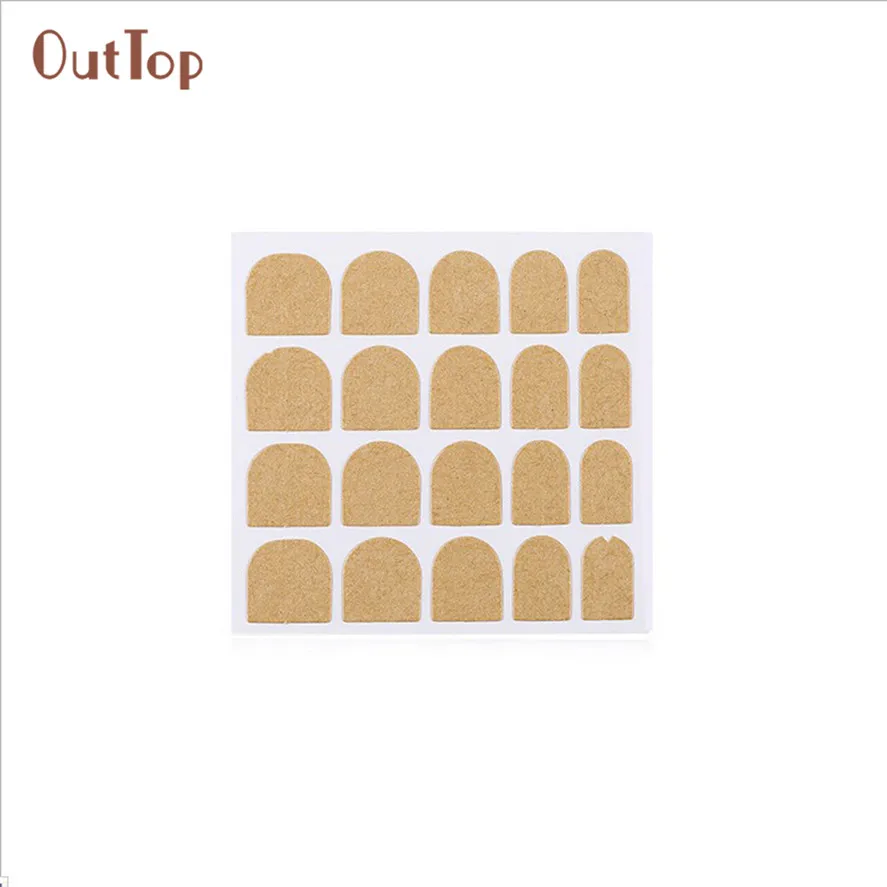 جديد تماما outtop 5 قطع أقراص العملي مسمار الوجهين لاصقة ملصقات ملصقات الأظافر عالية الجودة مسمار لاصق ملصق