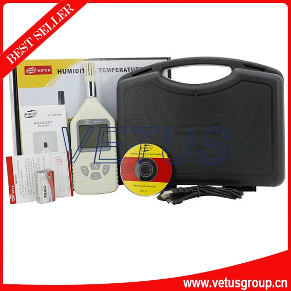 

GM1360A Handheld Low price hygrometer thermometer with dew point pick up