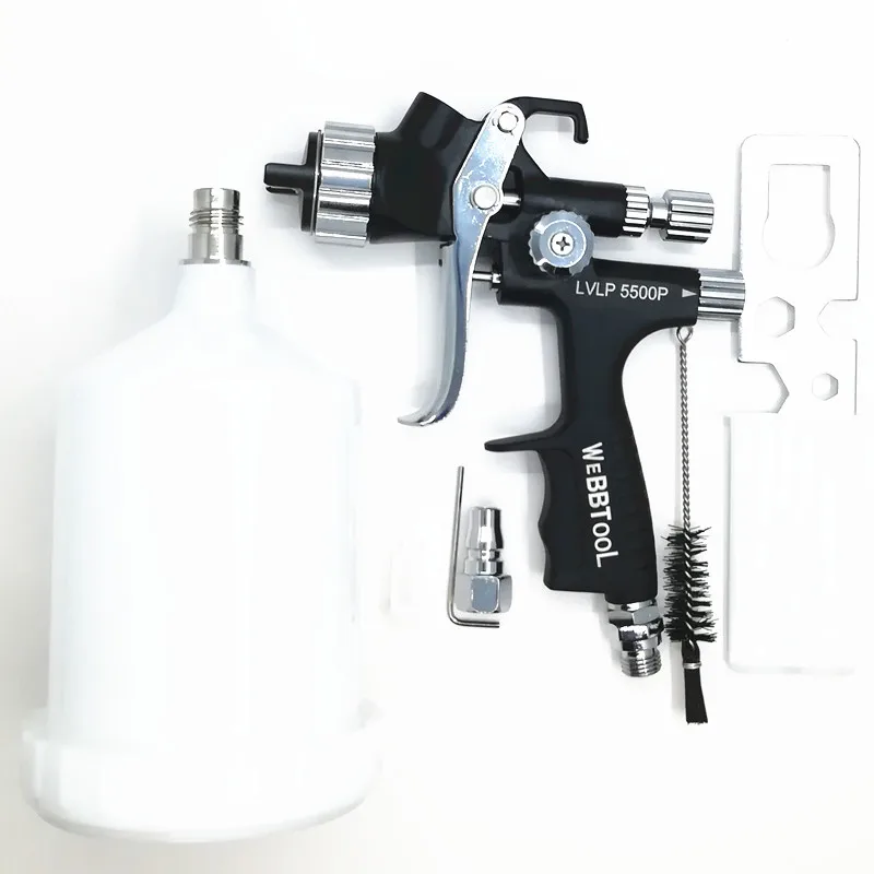 

2019 new Professional LVLP Spray Gun 1.3MM Nozzler Paint Spray Guns Airbrush For Painting paint gun SPRAYER 5500P