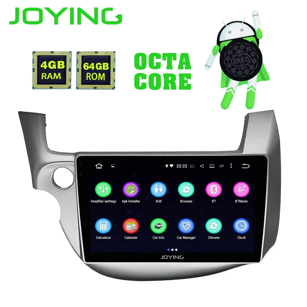Clearance 10.1"IPS 4GB+64GB Android Car Radio Stereo Audio GPS Navigation Head Unit For Honda Fit 2008-2013 Left Drive Multimedia Player 2