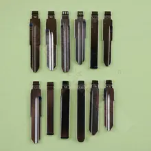 12 шт/лот складной ключ полный тип s Автомобильная Болванка для ключа для мотоцикла замена головки ключа дистанционного ключа лезвия типа B NO 121-140