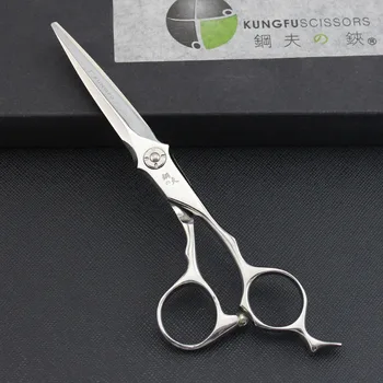 

Hot Shears "KUNGFU" 6 Inch High Quality Barber Shop Salon Hairdressing Razor Scissors Professional Haircut Cutting Scissors Set