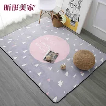 120X180 см Nordic Стиль ковры для Гостиная дома Спальня ковры Кофе таблицы краткое коврик дети игровой коврик