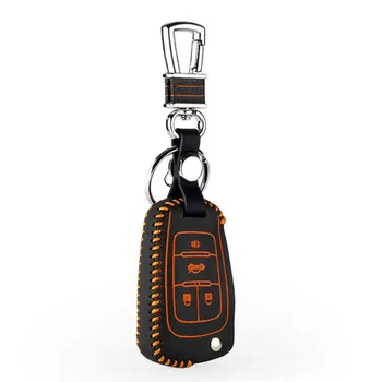 

Car Covers Styling Modification Automotive Interior Cow Leather Handmade Key Case For Car For BUICK Regal Lacrosse