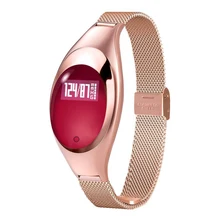 Z18 крови Давление монитор сердечного ритма SmartBand Водонепроницаемый 2017 роскошный браслет женщин подарок