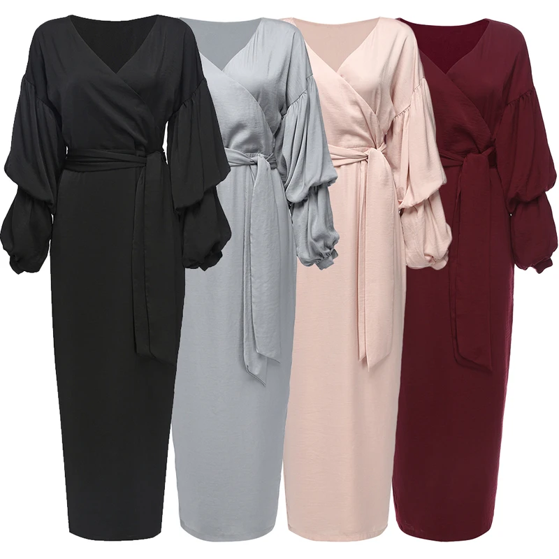 

Plus Size Vestidos Robe Femme 2019 Abaya Ukraine Long Lantern Sleeve Women Maxi Bandage Bodycon Dress Vestido Longo Dresses