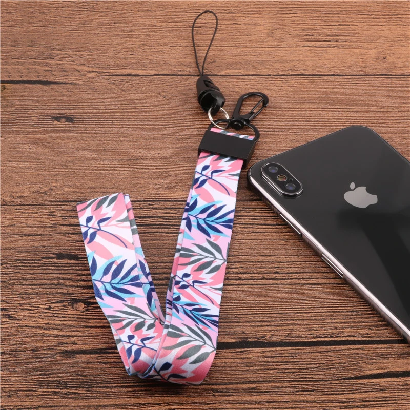 Fashion Leaves Mobile Phone Neck Straps Cellphone Accessories Adjustable for Mobile Phone keys ID Card Lanyard Phone Decoration Fashion Leaves Mobile Phone Neck Straps Cellphone Accessories Adjustable for Mobile Phone keys ID Card Lanyard Phone Decoration