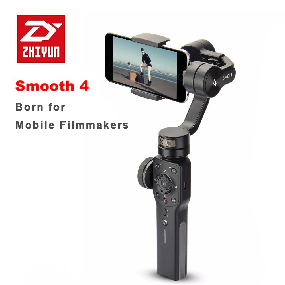 

Zhiyun Smooth 4 3-Axis Handheld Smartphone Gimbal Stabilizer for iPhone X 8 7P Samsung S9 S9+ S8 PK Smooth Q DJI Osmo 2