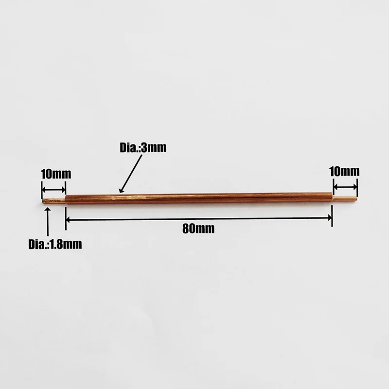 Медные точечные сварочные электроды иглы 3 мм x 100 мм