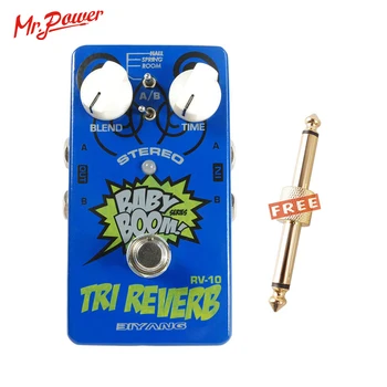 

Baby Boom Effects Biyang RV-10 3 Mode Tri Reverb Reverb Stereo True Bypass Electric Guitar Pedal Musical Instrument 350 B