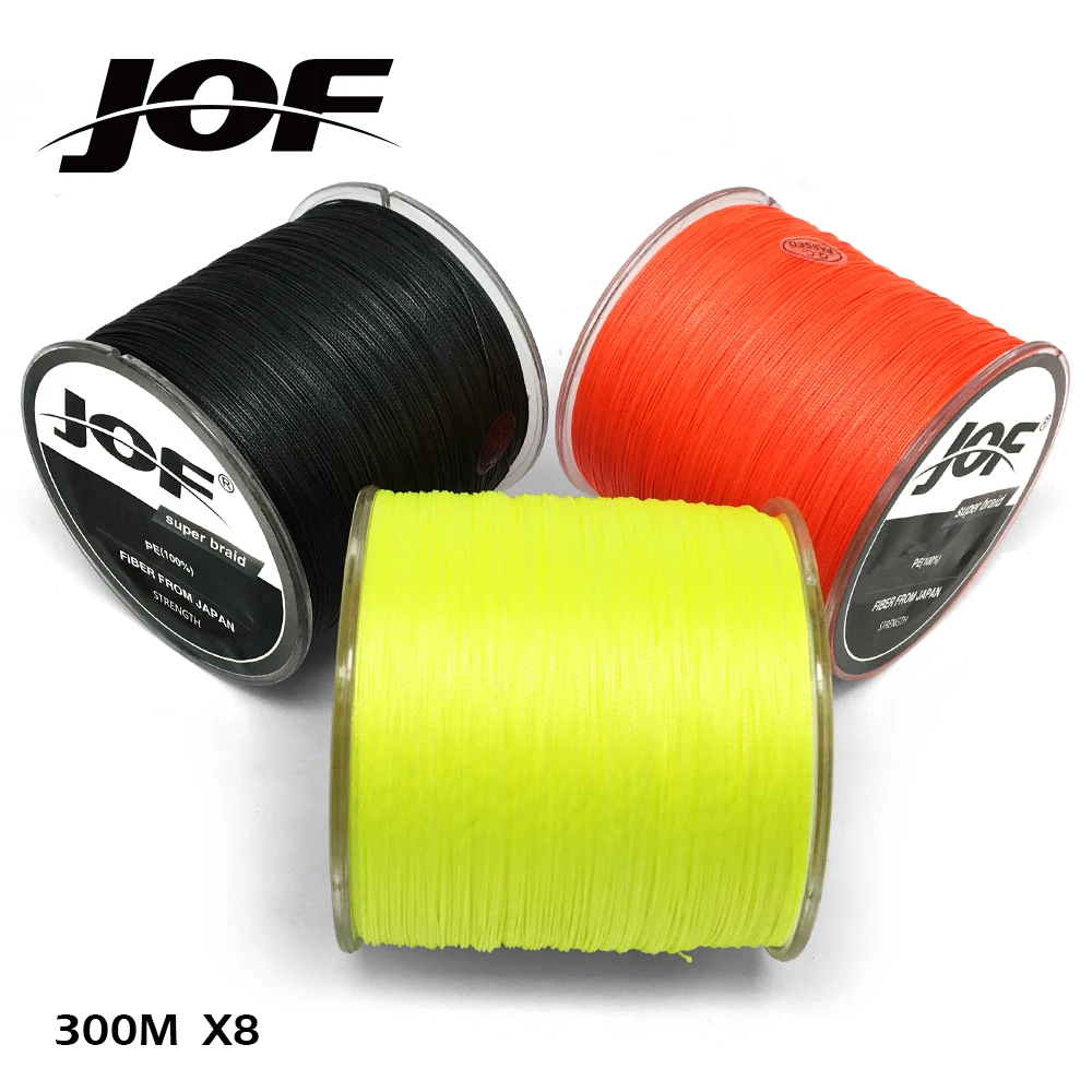 Новая JOF 100% PE плетеная леска 22LB-78LB 8 прядей соленой воды мультифиламентная