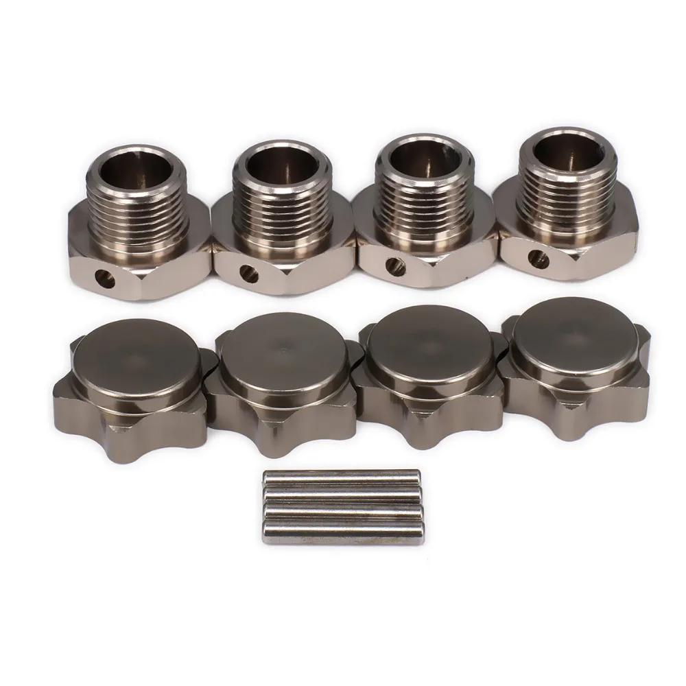 

M17 17mm Wheel Hex Hubs Adapter Nut Pin Anti-Dust Cover For 1/8 RC Car HPI HSP Traxxas Losi Axial Kyosho Tamiya Redcat Himoto