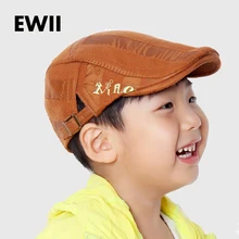 Модные аксессуары для мальчика на осень и зиму классная Кепка с прямым козырьком кепки Дети Берет Детские кепки и шапки, брендовая одежда для мальчиков, в полоску, шапка boina casquette