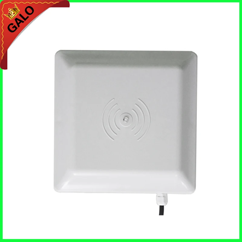 UHF RFID кард ридер 6 м длинный диапазон 8dbi антенна RS232/RS485/Wiegand считывание