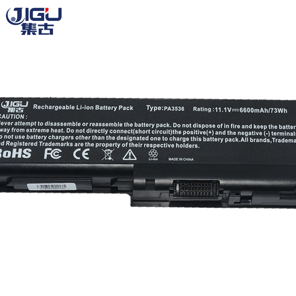 Аккумулятор для ноутбука JIGU PA3536U 1BRS PA3537U 1BAS PABAS100 PABAS101 Toshiba Equium P200 Satellite L350|laptop