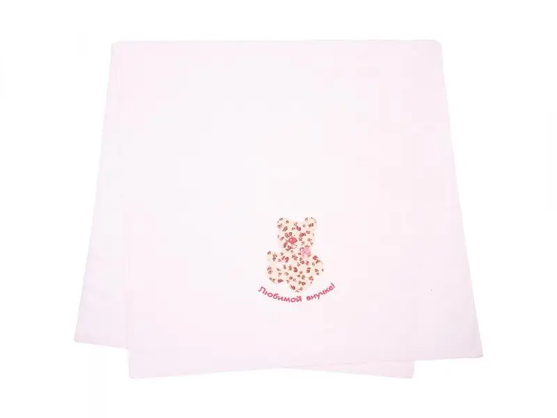 Полотенце банное SANTALINO, Внучке, 70*140 см, розовый