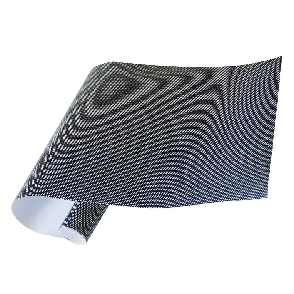 

wholesale 1.22mx20m Black Perforated One Way Visual Print Media Vinyl Window Sticker