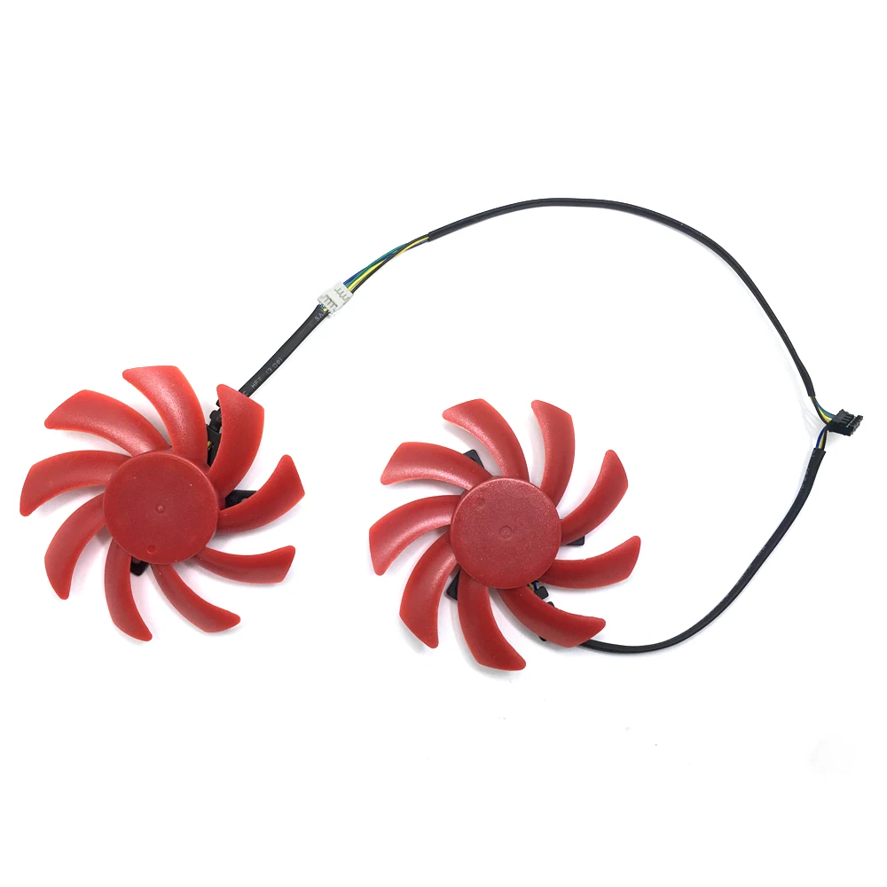 83MM FDC10U12S9-C 4Pin PC Cooler Fan Replacement For XFX RX 560D RX 570 RX 580 RX Vega Graphics Video Card Cooling Fans