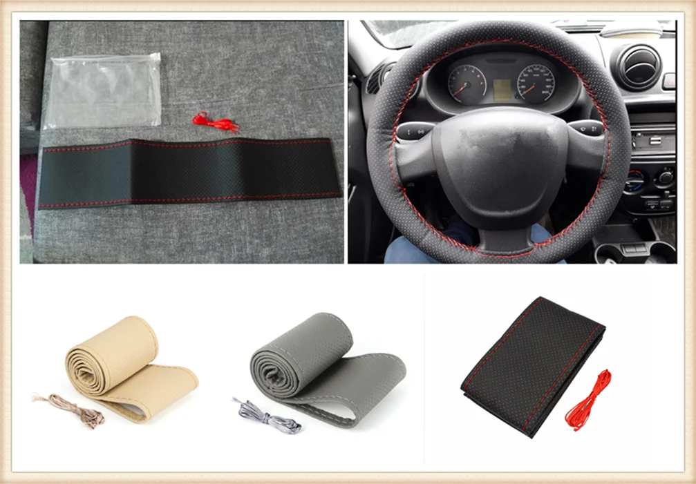 Ручное шитье чехол на руль 36 38 40 см для Toyota Yaris Tundra Tacoma RAV4 Corolla Aygo Avalon Auris |