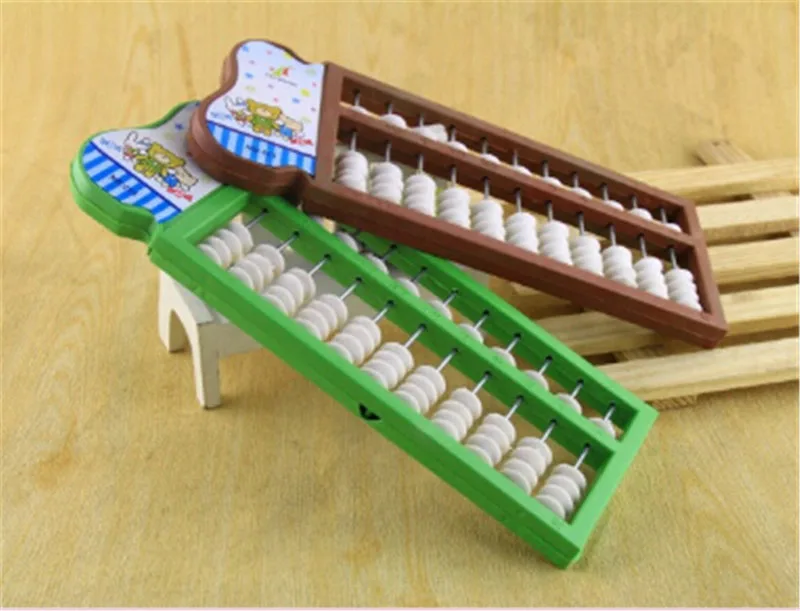 

EHBqna 11 Rods Abacus Beads Kid's Math Learn Aid Caculating Toy Arithmetic Chinese Traditional Educational Tool Gift Party Game