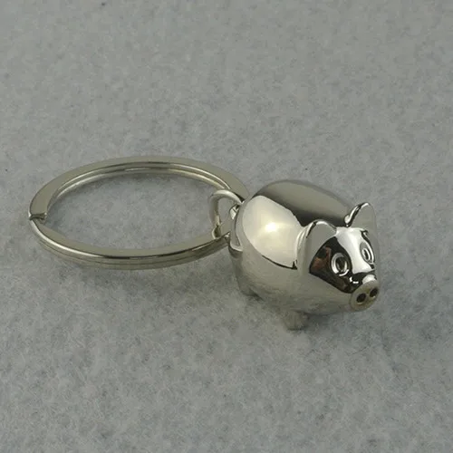 Необычные 1 шт. Прекрасный маленькая свинья брелок для ключей милый подарок кольцо Шарм украшения 91I7