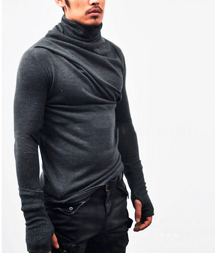 Titmsny Camisetas de cuello alto delgado Camisetas para hombres Camisetas guantes de los hombres Sexy T camisa de manga larga de corte Slim encaja culturismo Casual Titmsny Camisetas de cuello alto delgado Camisetas para hombres Camisetas guantes de los hombres Sexy T camisa de manga larga de corte Slim encaja culturismo Casual