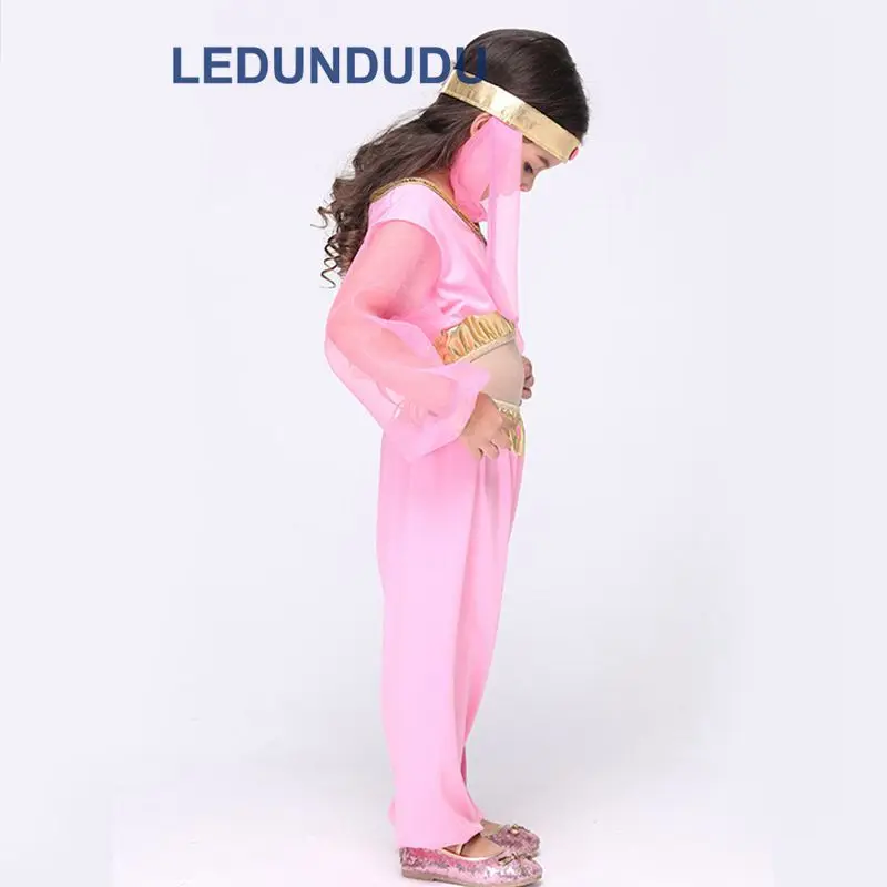 Kids Pink Lace Princess Cosplay Costumes Girls Ballet Dress Childres Dance Dress Fancy Party Suit   (10)
