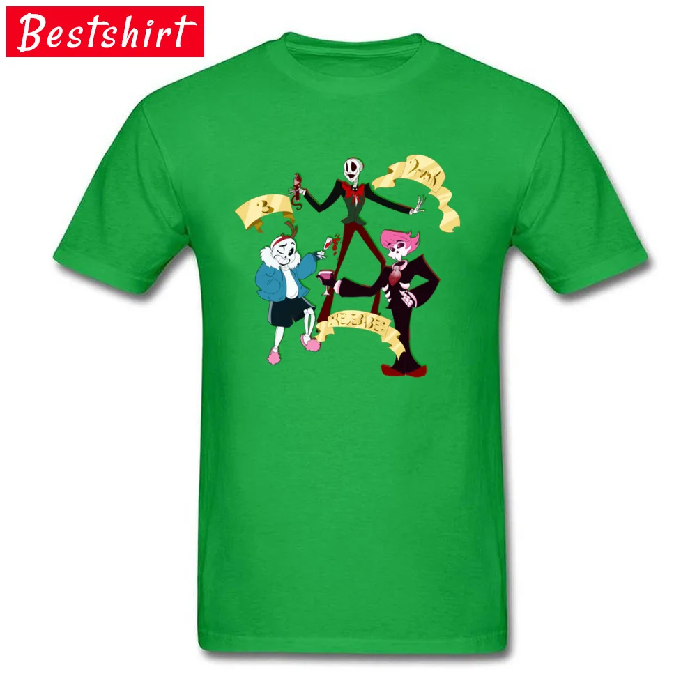 Men New Design Printed T Shirt O Neck Summer 100% Cotton T-shirts Casual Short Sleeve Christmas Artisan Garden Tops & Tees Christmas Artisan Garden  green