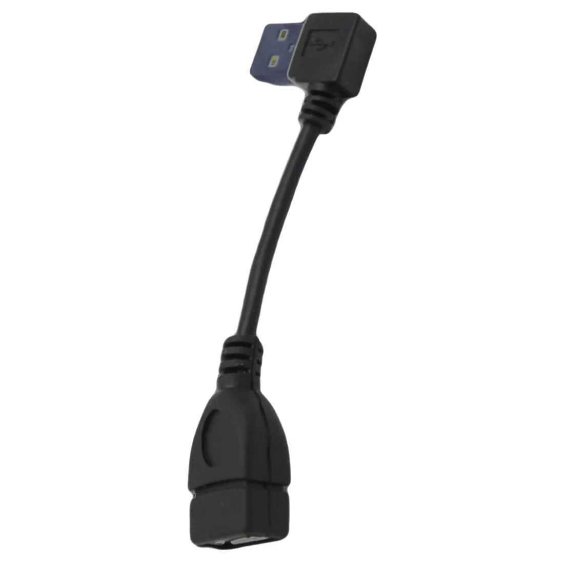 L Тип 20 см USB 3 0 AM папа AF мама 90 Угловой Удлинительный адаптер кабель