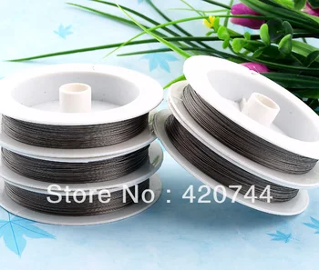 

e 10PCS Silver Beading Cord Wire Thread String Tiger Tail FASHION