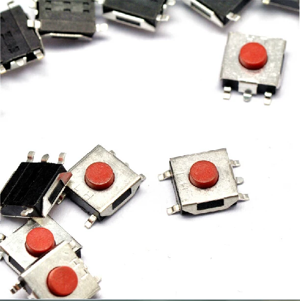 MICRO-Palpeur Palpeur 6x6x4,3mm Micro-Interrupteur bouton poussoir 4pin Interrupteur 5 Pièce