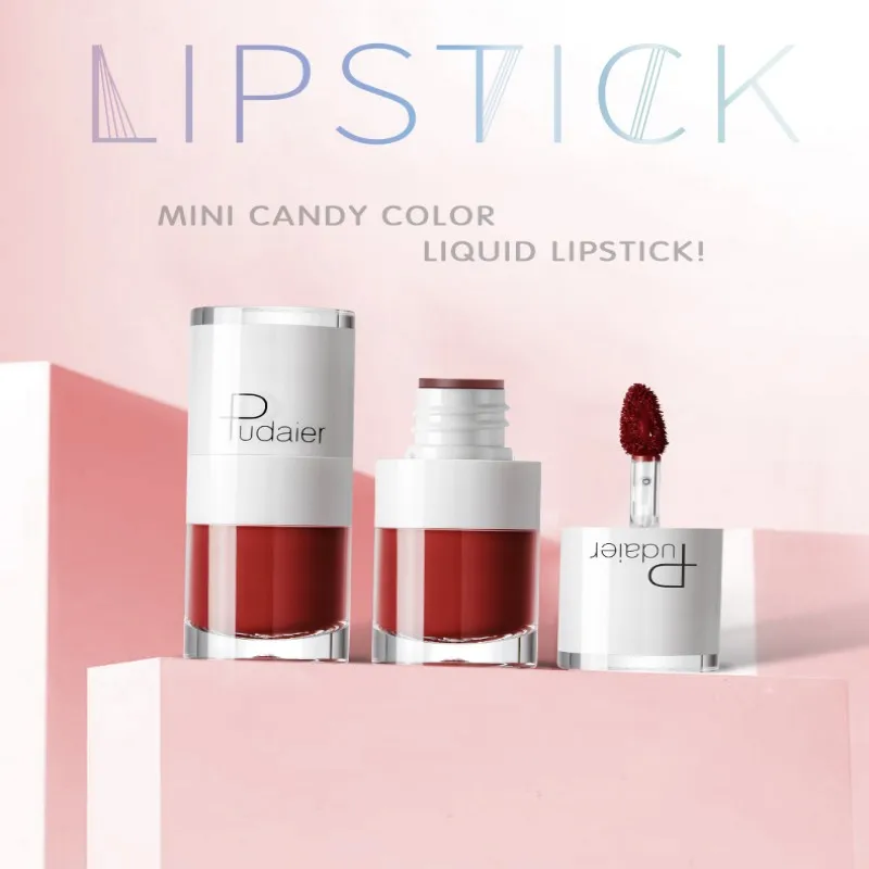

Liquid Matte Lipstick Waterproof Red Lip Makeup Tattoo Long Lasting Lip Tint Matte Plumper Lip Gloss clear lip gloss