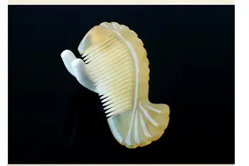 

2018 latest ram comb boutique 11cm carved bag comb hair comb
