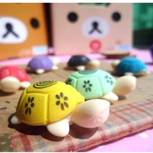 Симпатичные красочные черепаха Форма Очищение резинкой Стационарный Малыш игрушка в подарок