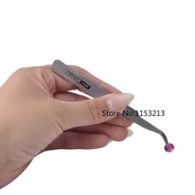 5pcs/lot Stainless Steel elbow tweezers Watchmaker Repair Antistatic Jewelry Tweezers pick up tools jeweller type forceps