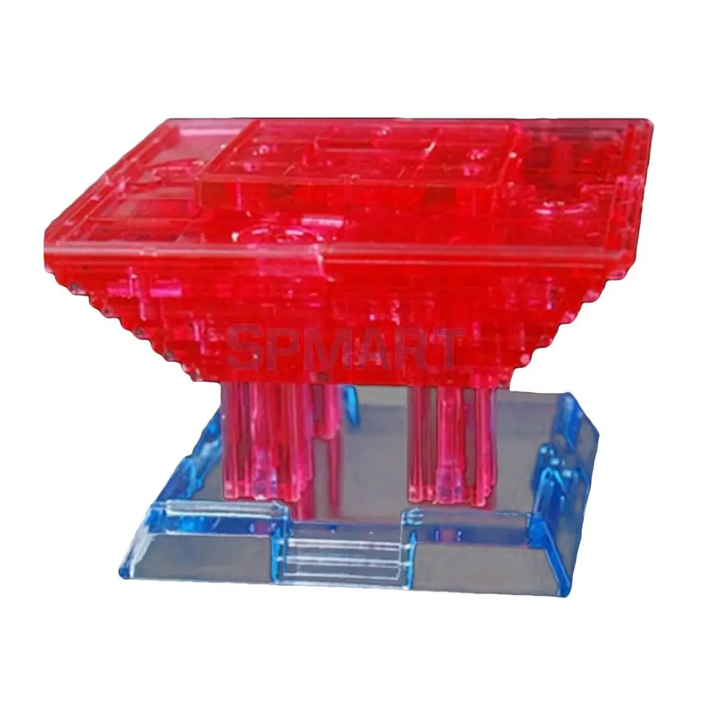 DIY 3D Crystal Puzzles Jigsaw Puzzles Tower/ Dolphin/ High Heel Shoes Model