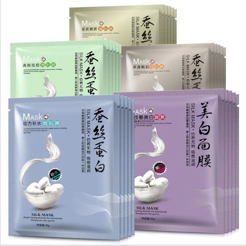 

One Spring Silk Facemask Skin Care Plant Facial Mask Moisturizing Oil Control Blackhead Remover Wrapped Mask Face Mask Face Care
