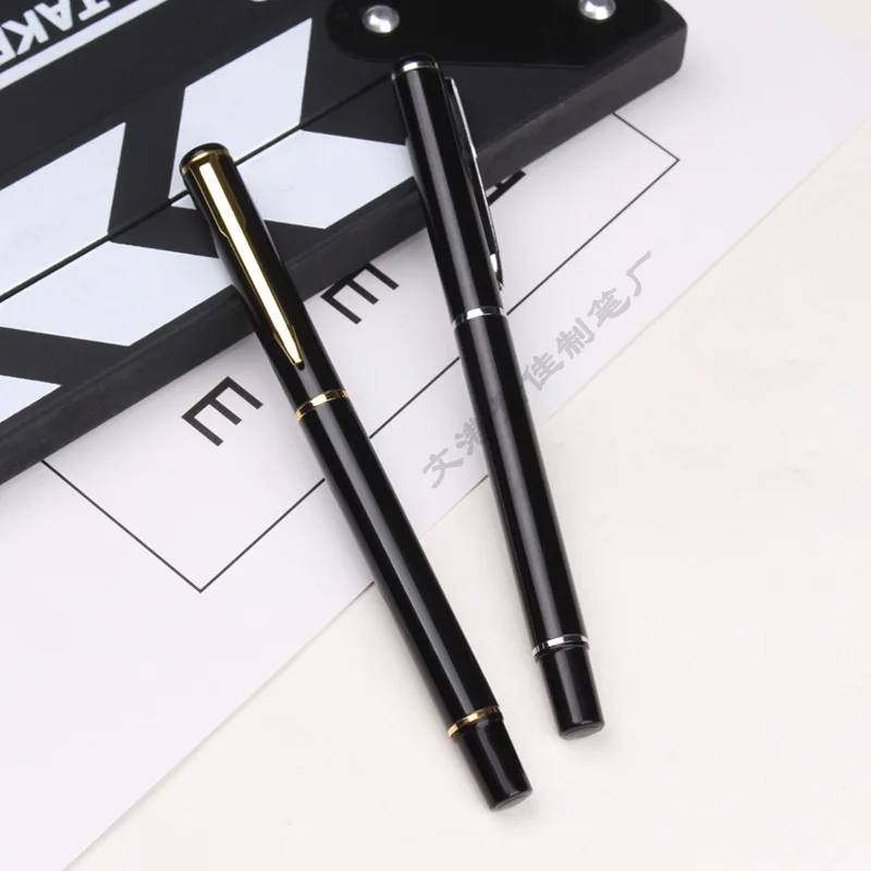 Роскошная металлическая шариковая ручка 0,5 мм для офиса Бизнес письма школьные принадлежности материал канцелярские принадлежности новинка ручки