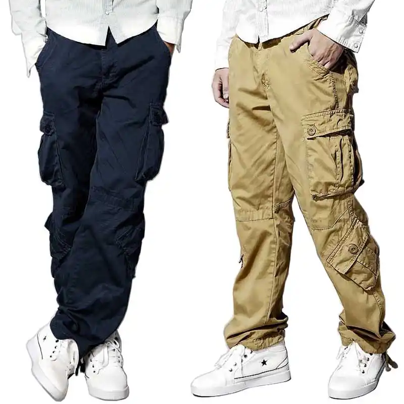 baggy military cargo pants