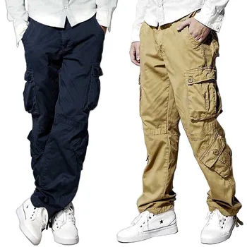 

Tactical Army Cargo Pants Men and Women Cotton Loose Baggy Trousers Casual Hip Hop Joggers Military Pant Camouflage 8 Pocket